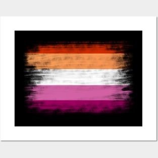 Lesbian Flag Posters and Art